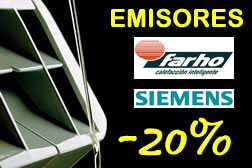 Descuento 20% en emisores farho y siemens