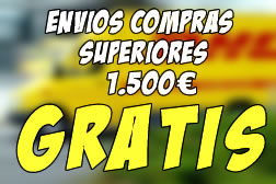 Portes gratis envios superiores 1500€