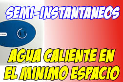 Semi-instantaneos agua caliente en el minimo espacio